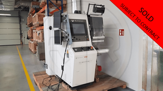 Rotoflex Machine SOLD Rotoflex VSI330 – 411497 – Reel to Reel